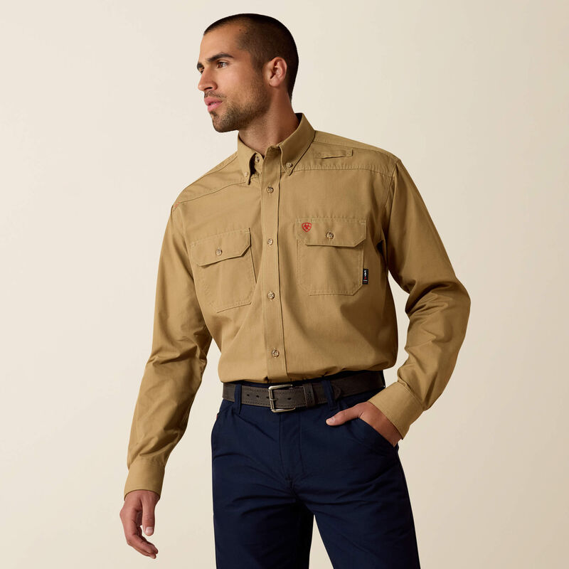 Ariat FR Featherlight Work Shirt khaki 10031015