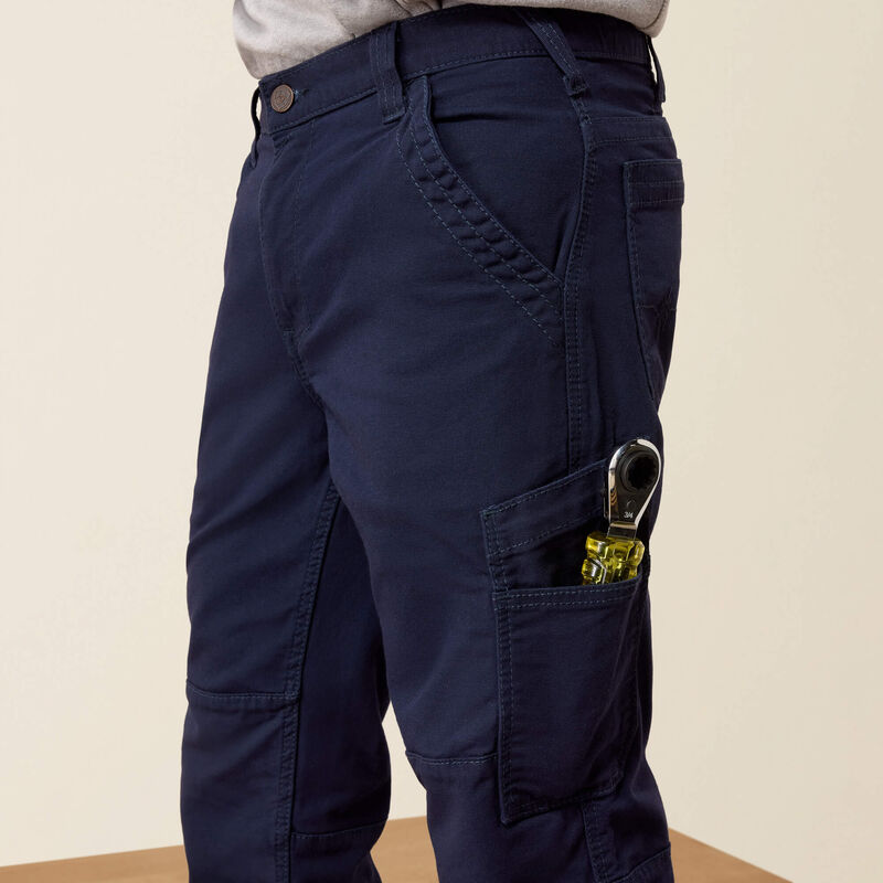 Ariat, FR M4 Relaxed DuraLight Ripstop Boot Cut Pant, 10026003 Navy