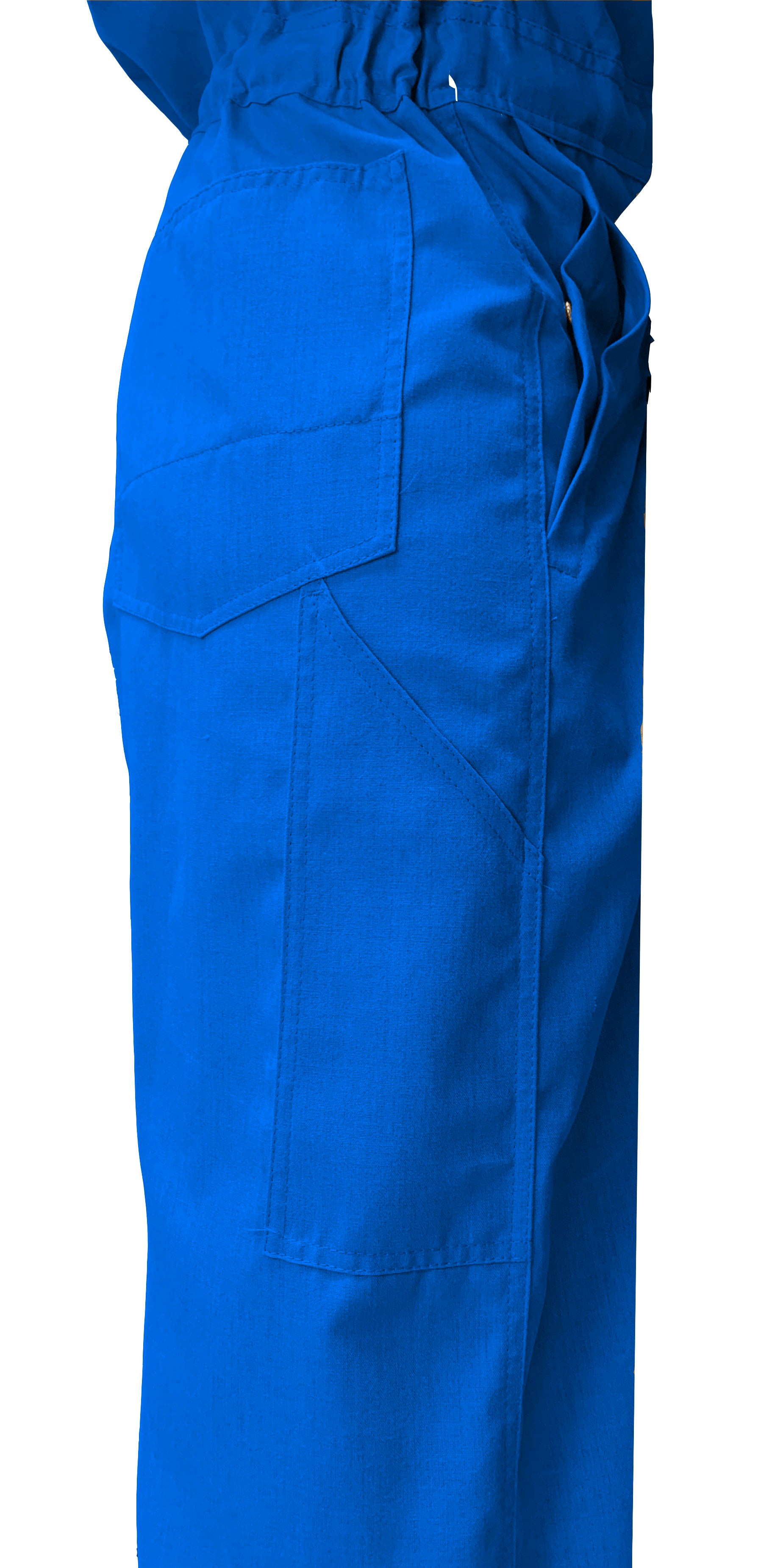 FlameRwear, FR Coverall Deluxe, fwCn4, Nomex 4.5 oz, Cat1, Royal Blue