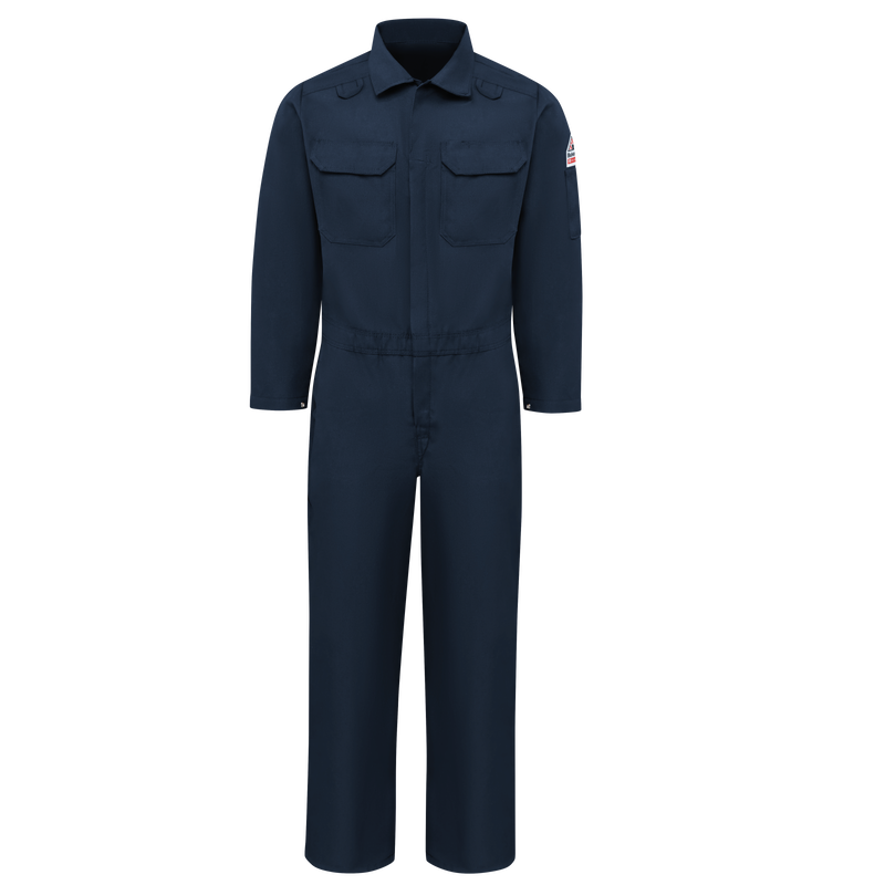 Bulwark, Men's Lightweight Nomex FR Premium Coverall, CNB2, Nomex 4.5 oz, Cat1, Navy