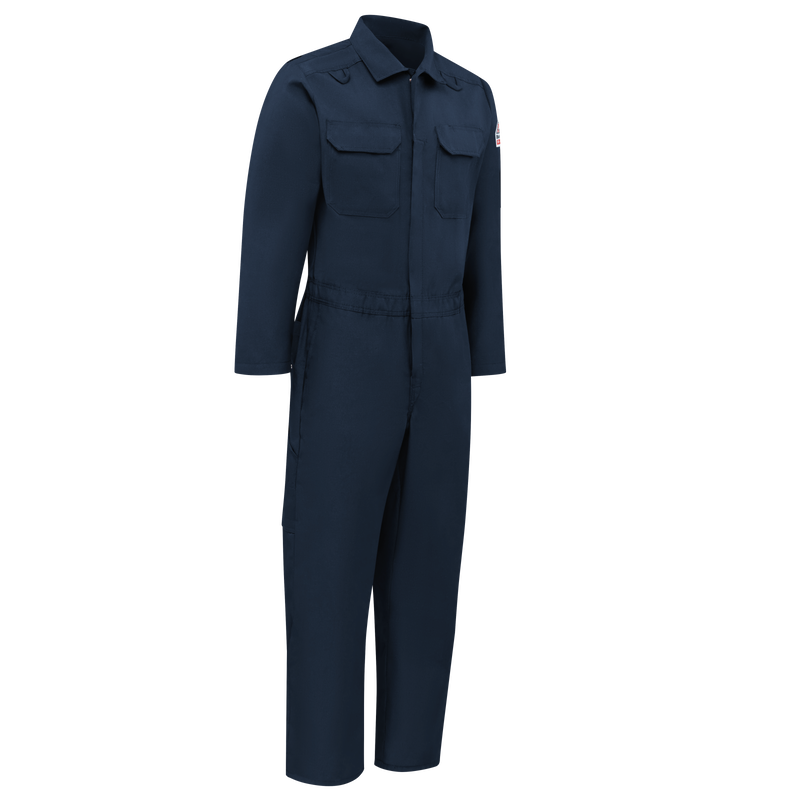 Bulwark, Men's Lightweight Nomex FR Premium Coverall, CNB2, Nomex 4.5 oz, Cat1, Navy