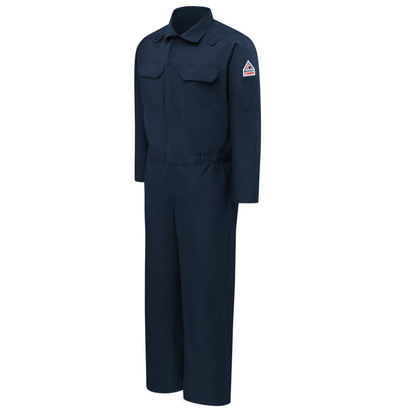 Bulwark, Men's Lightweight Nomex FR Premium Coverall, CNB2, Nomex 4.5 oz, Cat1, Navy