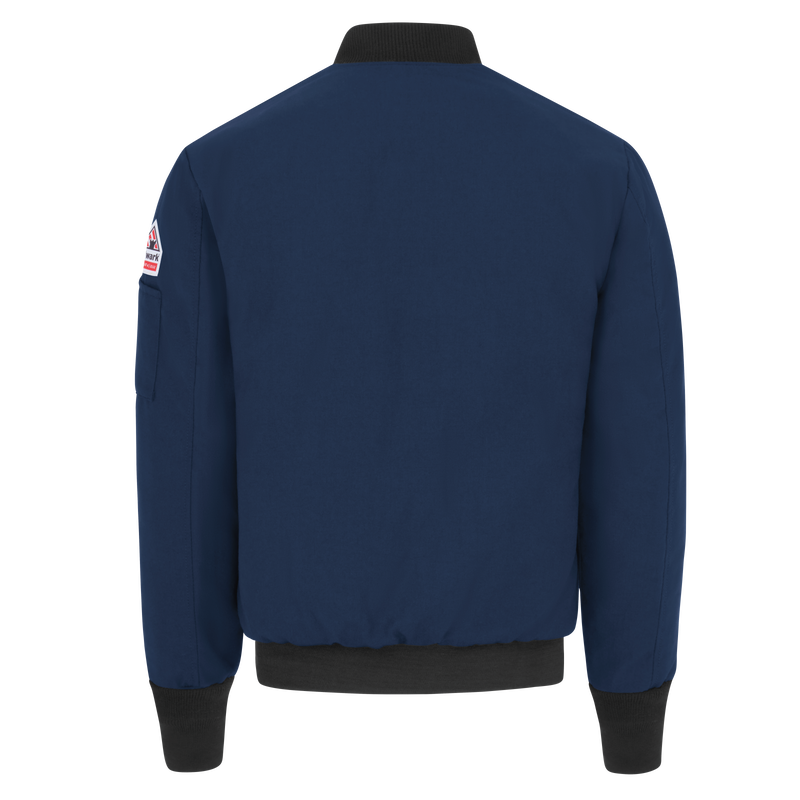 Bulwark, Men's Midweight Nomex FR Lined Team Jacket, JNT2, Nomex 6oz, Cat4, Navy