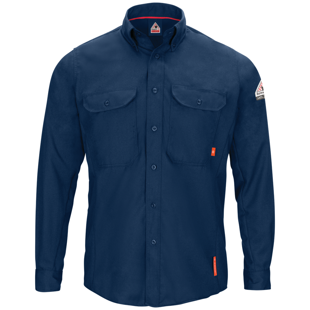 Bulwark FR iQ Series® Men's Lightweight Comfort Woven Shirt QS50