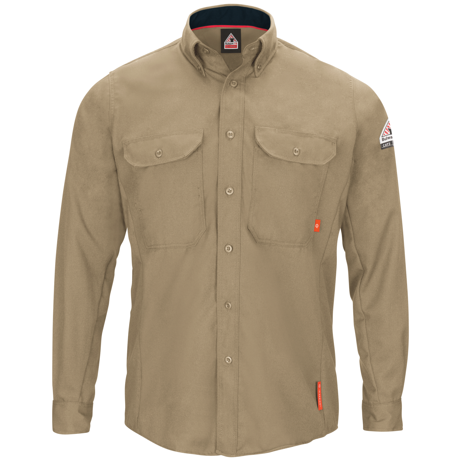 Bulwark FR iQ Series® Comfort Woven Long Sleeve Lightweight Shirt QS52