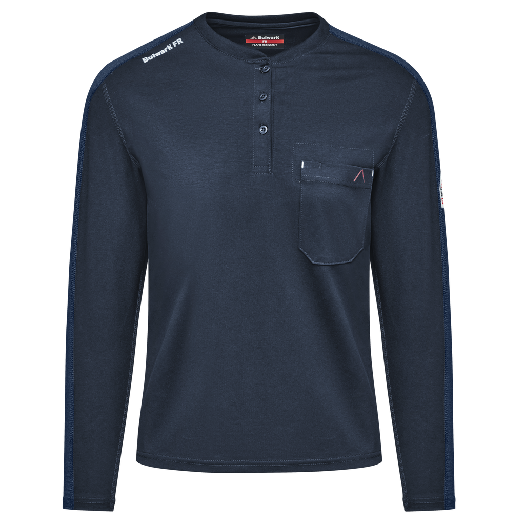 Bulwark Women's FR Flex Knit Henley STL3NV