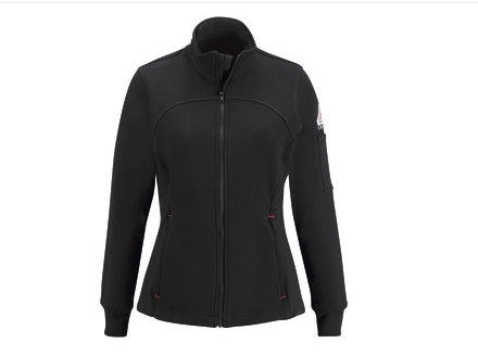 Bulwark Female Zip Front Fleece Jacket-Cotton/Spandex Blend - CAT 2 - SEZ3