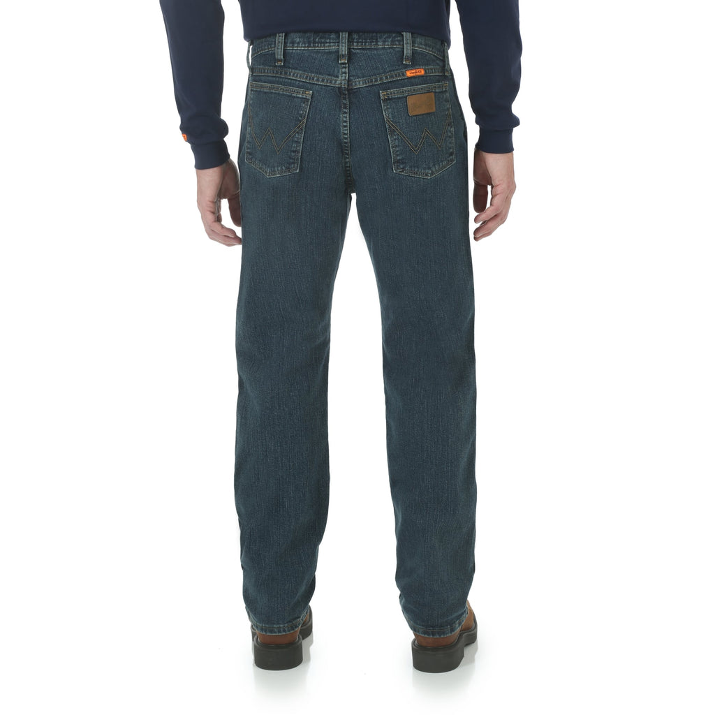 Wrangler, Flame Resistant Advanced Comfort Regular Fit Jean In Dark Tint, FRAC47D